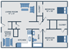 2 Bed, 1 Bath